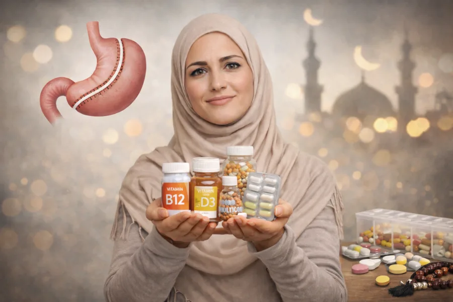 نقش مکمل ها در روزه گرفتن بعد از جراحی لاغری