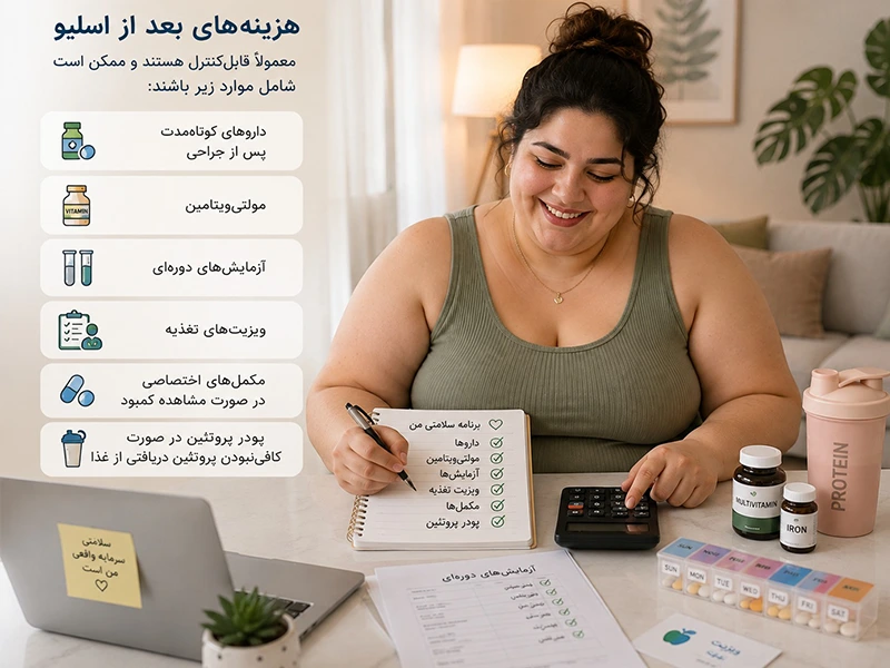 بعد از اسلیو چه هزینه‌هایی خواهیم داشت؟